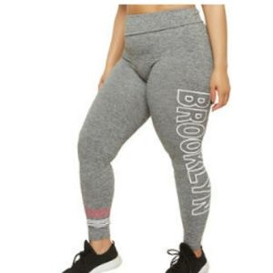 Plus Size Brooklyn Graphic Leggings